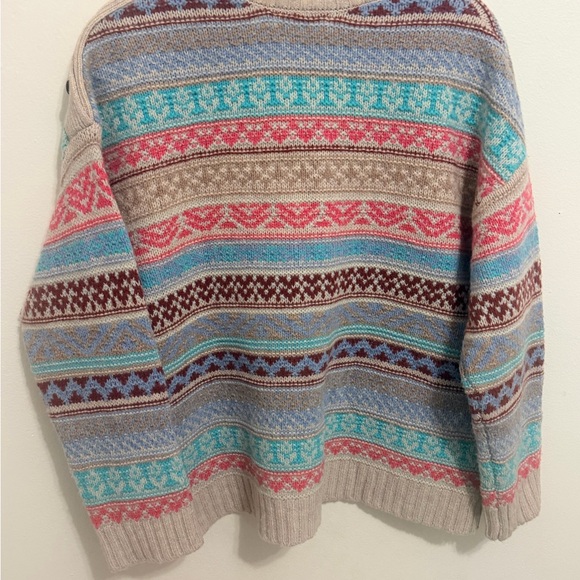 Multicolor Patterned Sweater - Picture 3 of 3